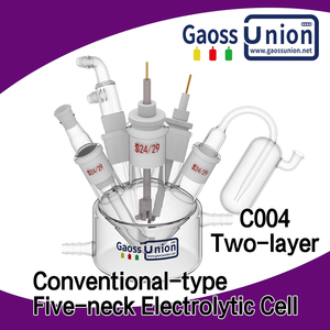 C0004 श्रृंखला पारंपरिक पांच-पोर्ट इलेक्ट्रोकेमिकल सेल अनुकूलन ग्लास सामग्री ओएम समर्थन - Product Image 2