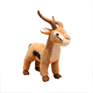 Peluche réaliste d'antilope tibétaine, rembourrage en coton PP, super douce, détails brodés, boîte cadeau anti-stress - Product Image 1