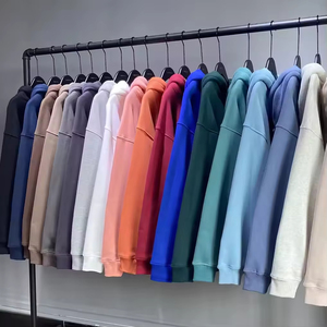 Pull à capuche personnalisé pour hommes 100% coton haute qualité Y2K Streetwear sweats lourds survêtements impression bouffante à capuche - Product Image 5
