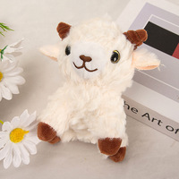 Pendentif en peluche agneau fait main - Jouet de Noël