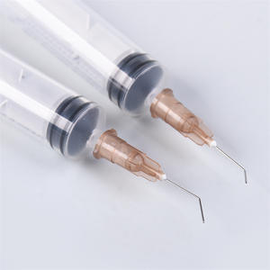 Irrigateur médical Weigao Jierui, aiguille incurvée à tête plate de 5 ml, 0,45x16 mm, pour usage oral, dentaire et ophtalmique - Product Image 1
