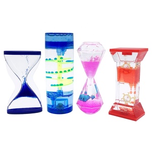 Shenzhen personnalisé <span class=keywords><strong>sablier</strong></span> liquide barboteur jouets sensoriels Fidget jouet enfants activité calme relaxant bureau jouets minuterie liquide - Product Image 3