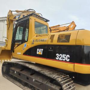 Excavadora de construcción usada CAT 325C Caterpillar 320C 320D 320E 325D 325E 329D 329E en buen uso a la venta - Product Image 2