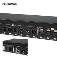 Processeur audio professionnel DAP48 Système de son de musique numérique 4 en 8 sorties avec construction en métal