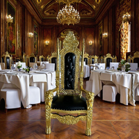 Sillón de Lujo para Eventos, Tipo Trono, Económico y Duradero, Venta al Por Mayor