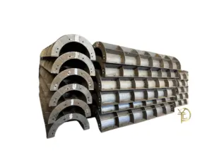 China Supplier DTY Reusable Steel Circle Formwork Building Formwork Round Pillar Concrete Column Molds for Construction