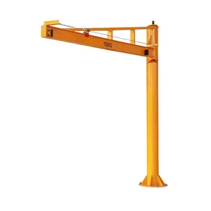 Shanghai Manufacturer Can Be Custom Loading Jib Crane With Electric Hoist For Factory Sheets Feeding