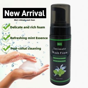 Erkek samimi yıkama köpüğü 150ml nane ferahlatıcı Penis bakımı temizleme köpüğü - Product Image 4