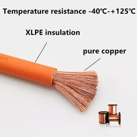 Batterie de voiture à énergie nouvelle personnalisée Zhixiin EVR avec conducteur en cuivre massif gainé PVC/XLPE 1500V, résistante aux radiations, aux acides et aux alcalis