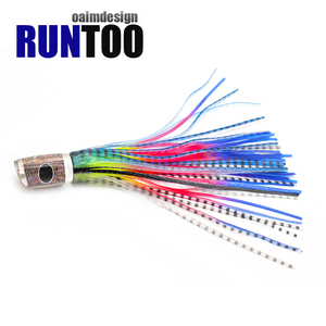 Runtoo Marlin Magic Trolling Leurres Grand Jeu OEM Leurres Thon 100g 9 pouces Jupe Tête Appâts Leurres De Pêche Avec Crochets Thons Appâts RT6001 - Product Image 1