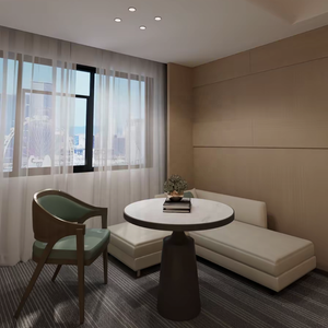 आधुनिक मेलामाइन बोर्ड बुटीक होटल फर्नीचर आपूर्तिकर्ता ग्रीन सर्टिफिकेशन होटल फर्नीचर साफ करने और बनाए रखने के लिए आसान - Product Image 4