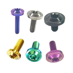 Tùy Chỉnh Gr5 Titan Nút Đầu Titan Cầu Vồng Vít M3 M6 M8 Ốc Vít <span class=keywords><strong>Anodized</strong></span> Nhôm Bu Lông Cho Xe Máy Sửa Đổi - Product Image 2