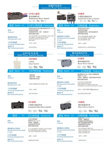 Zing G9A05-200E00AF หูสวิตช์ไมโครแบบกดสวิตช์ที่มีความไวต่อการสัมผัส IP67ไดร์เป่าผมที่ใช้กับขาลูกสูบด้านล่างได้ - Product Image 4