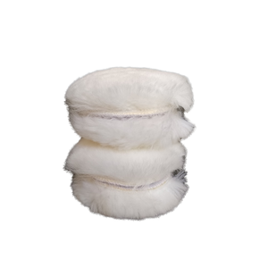 Almohadillas de pulido de lana de cordero de tamaño personalizado, almohadillas de pulido de lana de corte medio para pulidoras RO/DA, para mármol y carrocerías de automóviles - Product Image 1