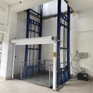 ลิฟต์บรรทุกสินค้าอุตสาหกรรม รับน้ำหนัก 2000 กก. ลิฟต์ขนส่งสินค้าแนวตั้งระบบไฮดรอลิกสำหรับคลังสินค้า พร้อมประตู จากผู้ผลิต - Product Image 5