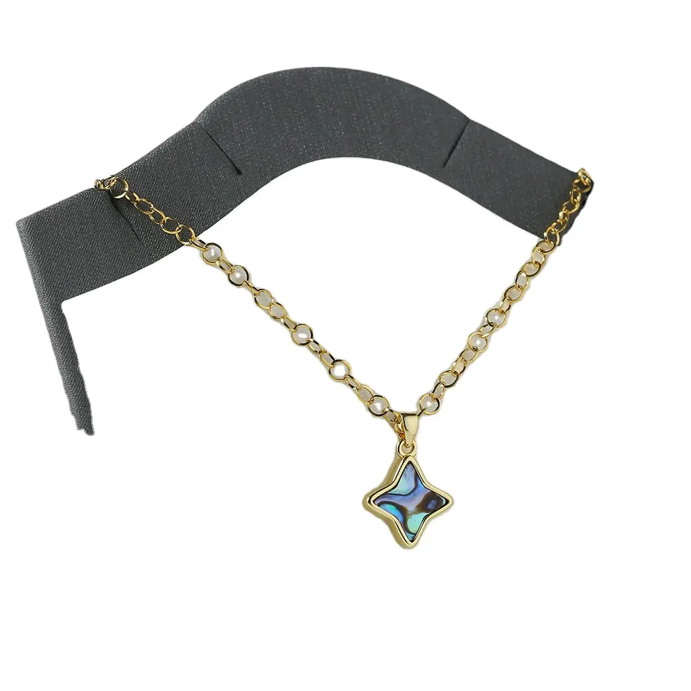 Üretici özel moda mücevherat basit tasarım yıldız kolye 2021 donanım takı paslanmaz çelik altın kolye