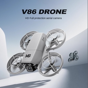 Drone V86 en gros avec positionnement par flux optique, évitement intelligent des obstacles, servo-commande et télécommande pliable - Product Image 2