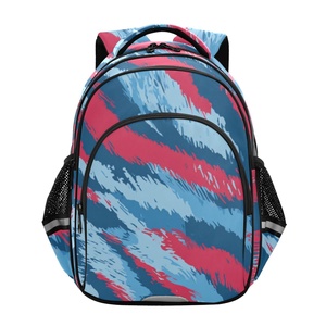 Colorful Stripe Design Wholesale Fashion <b>Waterproof</b> <b>Backpack</b> Unisex Large Capacity High Quality Low Price <b>Backpack</b> - Product Image 1