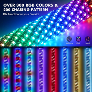 Fers à frapper lumineux pour UTV ATV, antenne lumineuse spirale plus brillante avec application et télécommande pour RZR SXS <span class=keywords><strong>Can</strong></span>-<span class=keywords><strong>Am</strong></span> X3 tout-terrain - Product Image 4