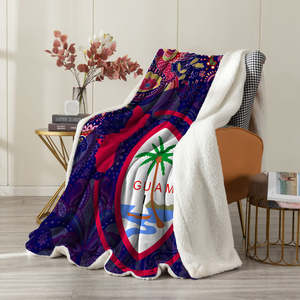 Mantas Casuales con Estampado de Logotipo Personalizado de Samoa Polinesia, Mantas Cálidas de Sherpa, Precio Económico al por Mayor - Product Image 1