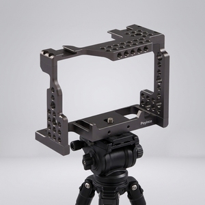 DMIDITIR Jaula de aluminio para cámara con soporte de zapata fría para A7M3/<span class=keywords><strong>A7III</strong></span>/A73/A7RIII/A7R3/A7II/A7S II/A7R II - Product Image 5
