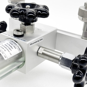 Pompe d'étalonnage hydraulique portable en acier inoxydable 0-70Mpa haute précision pour étalonneur de jauges manuelles - Product Image 3