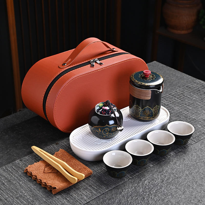 Sac ovale classique * Porcelaine noire