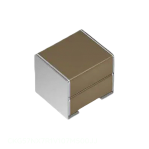Condensateur céramique empilé SMD 2 J-Lead 100 µF 35V X7R 2SMD, canal fabricant CKG57NX7R1V107M500JJ - Product Image 1