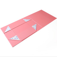 Benutzer definierte rosa leere Luxus-Aufbewahrung geschenk boxen Verpackungs box für Schuh/Kleidung Papier Starre Pappe Magnetisch faltbare Kleidungs box