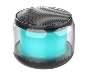 Enceintes Stéréo Extérieures Sans Fil Mini LED RGB Colorées S100, <span class=keywords><strong>Colonne</strong></span> Sonore Portable RGB avec Subwoofer TF pour Fêtes - Product Image 6