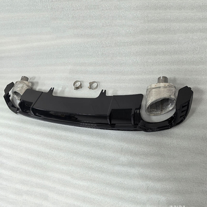 Kit de carrosserie de voiture de <span class=keywords><strong>prix</strong></span> usine mise à niveau diffuseur de pare-chocs arrière S-line avec tuyau d'échappement pour <span class=keywords><strong>Audi</strong></span> <span class=keywords><strong>A4</strong></span> S4 B9 à <span class=keywords><strong>RS4</strong></span> 2017-2019 - Product Image 2