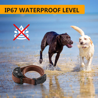 IP67 Wasserdichtes Haustier Barking Stop Intelligentes elektronisches Halsband Hundetrainer Hunde fernbedienung für Hunde