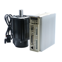 Kit moteur électrique HLTNC T3L-L20F-RABN avec driver AC 220V 0.75KW 3000RPM 2.4Nm à montage sur bride, servomoteur avec driver pour CNC