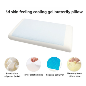 หมอนไม้ไผ่ทำความเย็นในตัวเจลทำจากโฟมไฮโดรเจลทำให้เย็นได้อย่างหรูหราสำหรับโรงแรม - Product Image 3