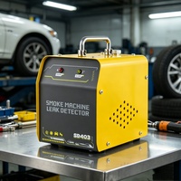 Detector de Fugas de Humo Portátil para Automóvil de 12V, Localizador de Fugas EVAP, 1 Año de Garantía, Herramienta de Prueba para el Sistema de Admisión/Escape del Motor