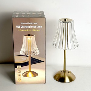 Lámpara de mesa LED recargable moderna con <span class=keywords><strong>sensor</strong></span> táctil, luz de lectura inalámbrica Flexible para el hogar, Hotel, Bar, decoración, luz nocturna, batería de uso - Product Image 2