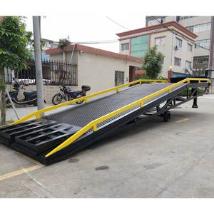 Tavoli di sollevamento idraulico manuale da 15 tonnellate rampa Mobile per lo scarico e il carico di <span class=keywords><strong>Container</strong></span> per le operazioni di scarico e carico - Product Image 1