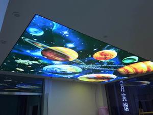 ZHIHAI الأزياء مواد الديكور 3d البصرية السماء د طباعة طبقة الكلوريد متعدد الفينيل ل بلاط سقف معلق - Product Image 6