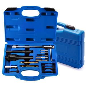 16 Piece Diesel Glow Plug Repair <b>Tool</b> <b>Set</b> 1/2 In Socket Drive Carbon Steel For Auto <b>Mechanical</b> Repair - Product Image 2