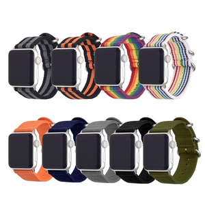 38mm 42mm 49mm cinturino per orologio in <span class=keywords><strong>Nylon</strong></span> con chiusura in acciaio per <span class=keywords><strong>Apple</strong></span> IWatch 8/7/6/5/4/3/2/1 cinturino per orologio sportivo - Product Image 5