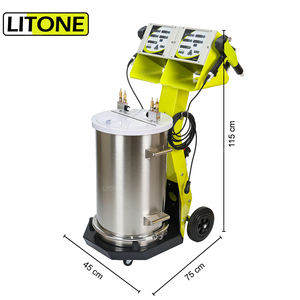 静電粉体塗装スプレー機 デュアルヘッド デュアルシステム リトーン PHIRST-FD 大面積工業用塗装向け - Product Image 6