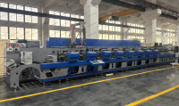 Machine d'impression flexographique à 8 couleurs haute vitesse pour étiquettes adhésives, découpe automatique, laminage, système de commande servo pour sacs en plastique, neuve