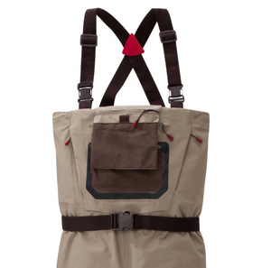 ชุดลุยน้ำแบบมีเข่า ทนทาน ระบายอากาศได้ดี พร้อมเท้าทำจากนีโอพรีน สายรัดปรับได้ และห่วงสำหรับแขวน ดีไซน์หลายช่องสำหรับเก็บอุปกรณ์ - Product Image 3