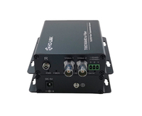 Convertisseur vidéo coaxial BNC vers fibre optique HD CVI/AHD/TVI 2 canaux 720P 960P 1080p
