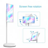 Écran LED tactile portable Cuhub 32 pouces pour utilisation en intérieur, mur vidéo de location avec résolution 1080P 16:9