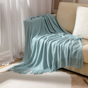 Manta Nórdica de Acrílico Tejida Multiusos para Sofá, Cama, Oficina, Siesta, para Todas las Estaciones - Product Image 2