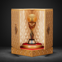 Boîte Cadeau Rectangulaire en Bois pour Trophées de Jeu, Football, Basketball, Bougies - Collection Trophées Héraclès