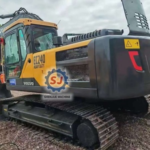 Excavatrice Volvo EC240 d'occasion de haute qualité, 24 tonnes, EC140DL, EC240D, EC210DL, en bon état de fonctionnement, d'origine, à vendre en stock - Product Image 2