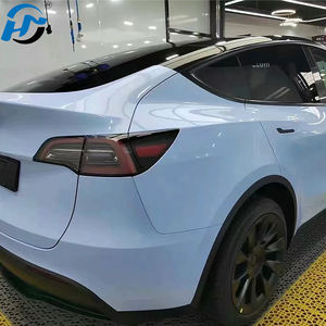 Venta al por mayor PET HD brillo cristal niebla azul fundido vinilo 1.52X1 8M/5X60FT un rollo completo tamaño fábrica PET TPU coche envoltura pegatinas - Product Image 5