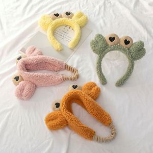 Little Crab Face-washing Fabric <b>Headband</b> <b>Cute</b> Cartoon Hair Tie Women Korean-style Minimalist Girly Headwrap Sweet Playful Look - Product Image 4